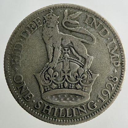 1928 George V Shilling Silver Coin | Collectable Grade