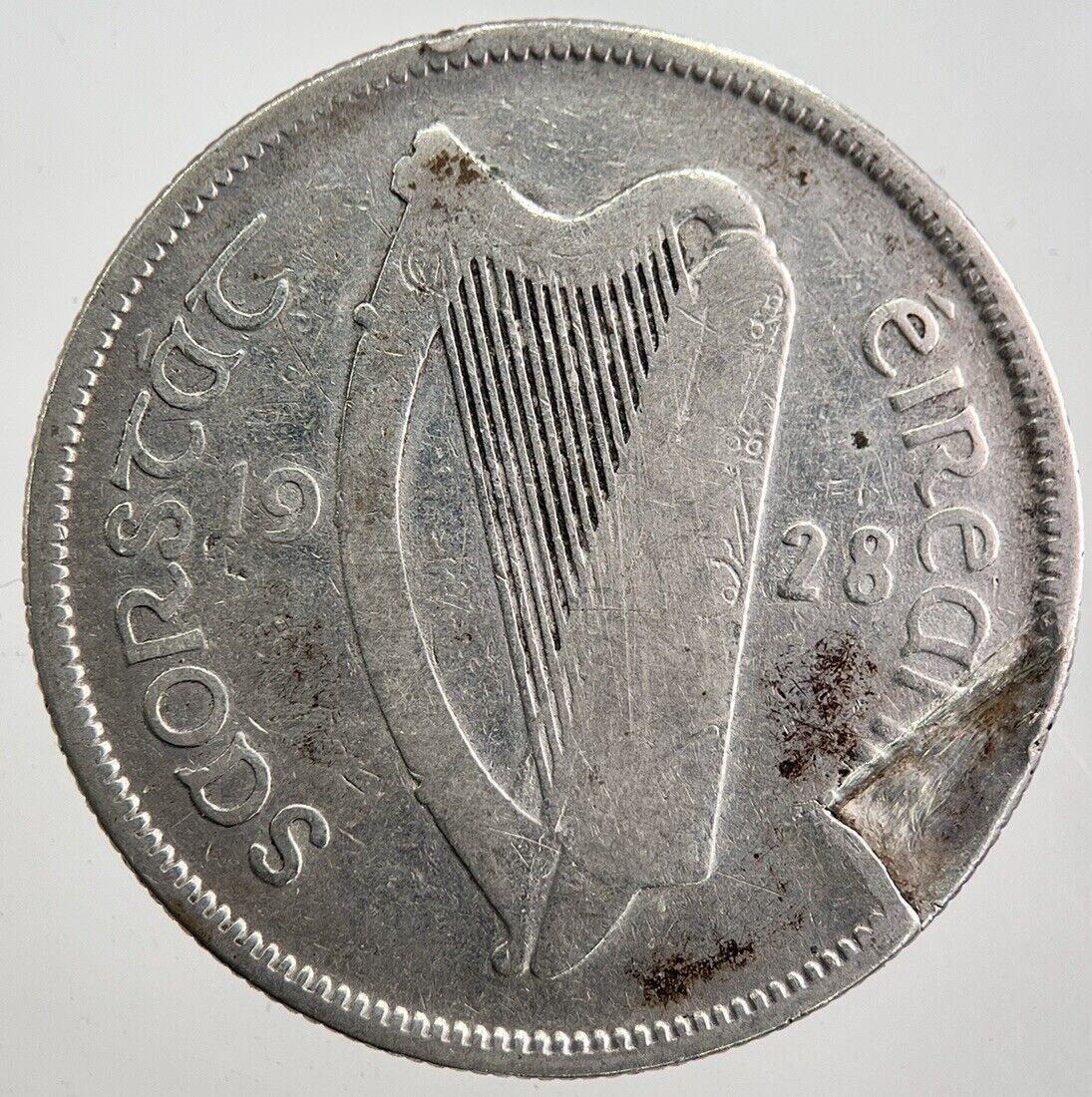 1928 Irish Florin Silver Coin | Collectable Grade | a7908