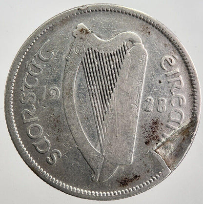 1928 Irish Florin Silver Coin | Collectable Grade | a7908