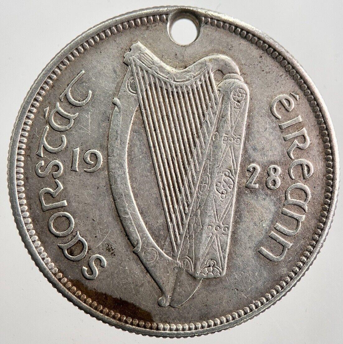 1928 Irish Florin Silver Coin | Collectable Grade | a7907