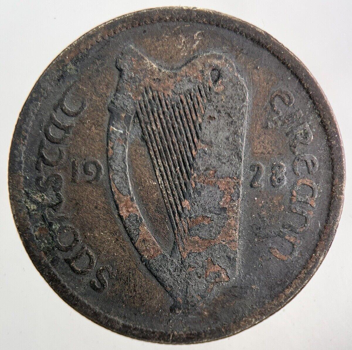 1928 Irish Florin Silver Coin | Fair Grade