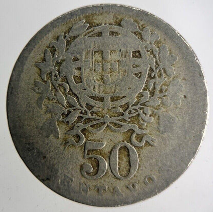 1928 Portugal 50 Centavos Coin | Collectable Grade