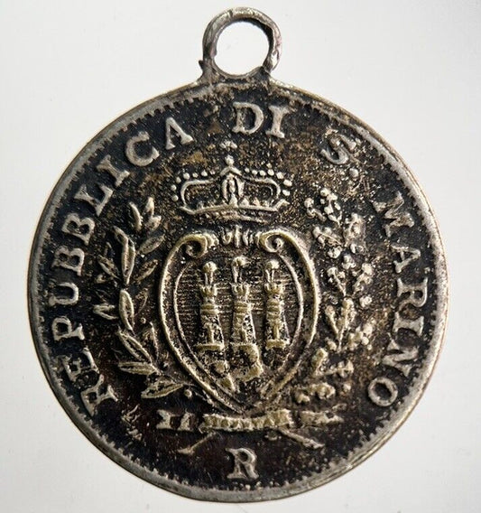 1928 Italy Republic Od Marino 10 Centesimi Coin | Collectable Grade | a4661