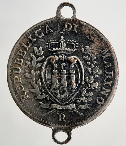 1928 Italy San Marino 10 Centesimi Coin | Fine Collectable Grade