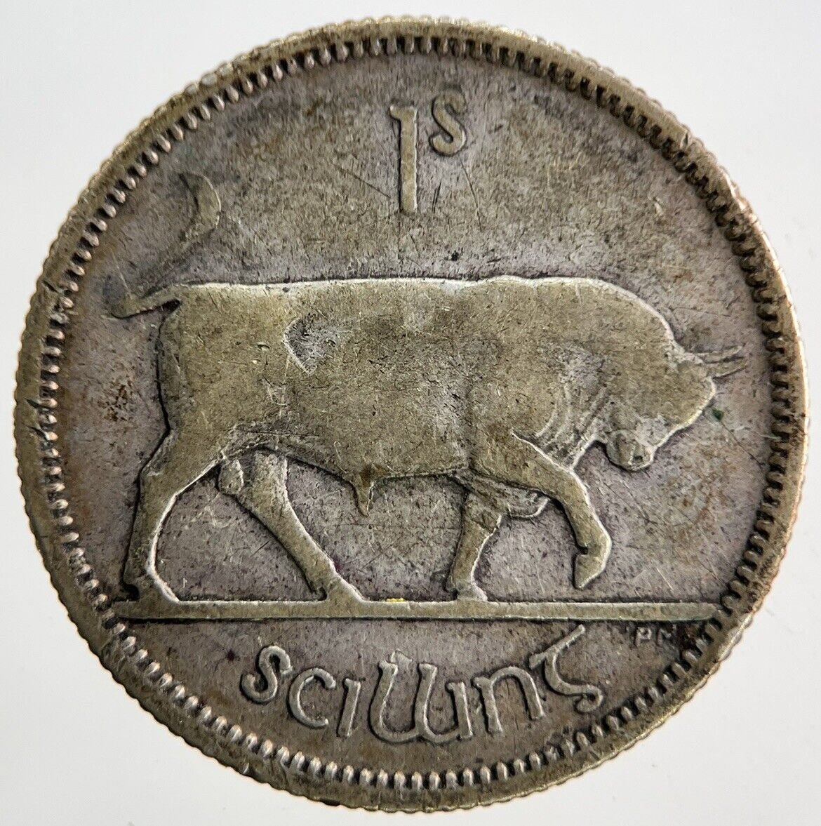 1928 Irish Shilling Silver Coin | Collectable Grade