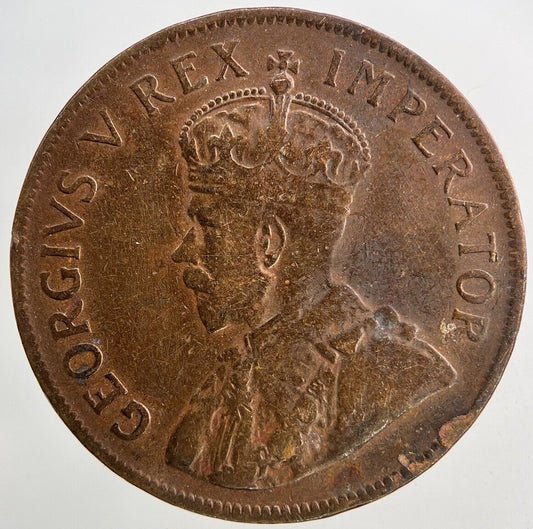 1928 South Africa One Penny Coin | Fine Collectable Grade