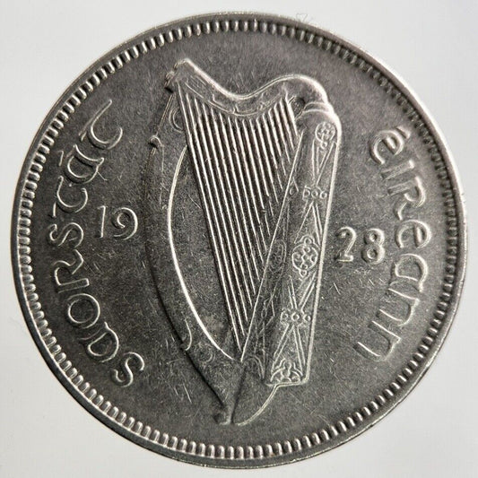 1928 Irish Sixpence Coin | Very High Grade