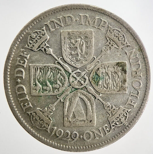 1929 George V Florin Silver Coin | Collectable Grade