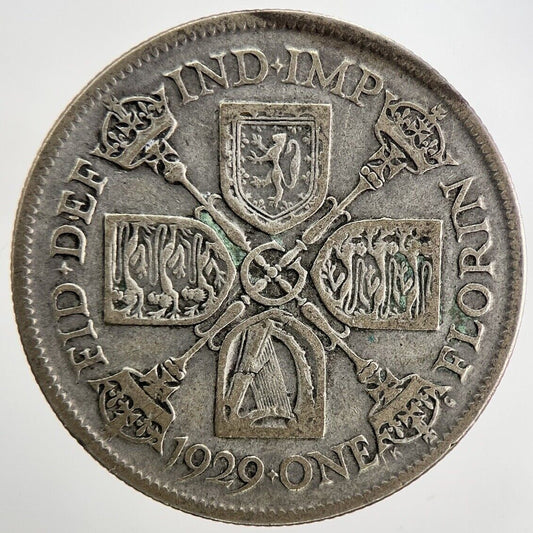 1929 George V Florin Silver Coin | Collectable Grade