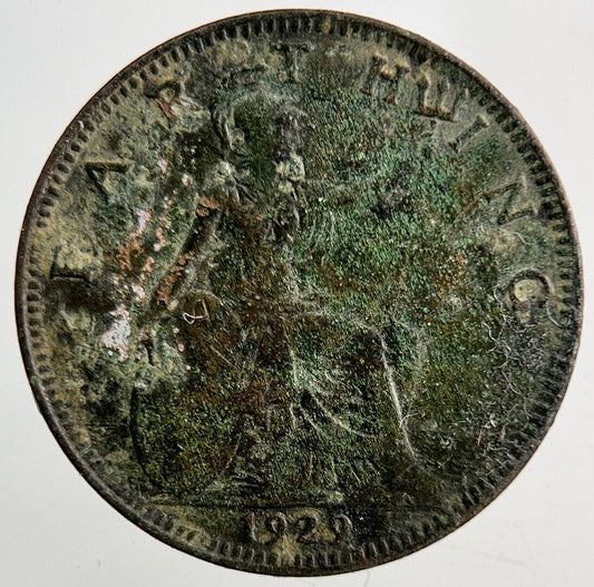 1929 George V Farthing Coin | Fine Collectable Grade