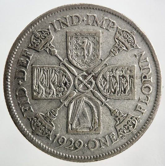 1929 George V Florin Silver Coin | Collectable Grade