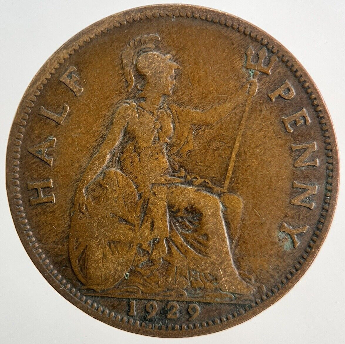 1929 George V Half-Penny Coin | Collectable Grade