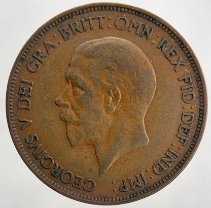 1929 George V One Penny Coin | Fine Collectable Grade