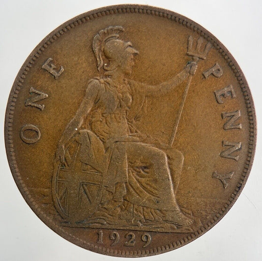 1929 George V One Penny Coin | Fine Collectable Grade