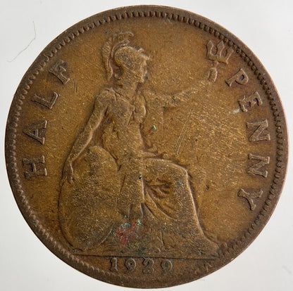 1929 George V Half-Penny Coin | Collectable Grade