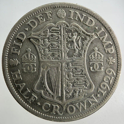 1929 George V Half-Crown Silver Coin | Fine Collectable Grade