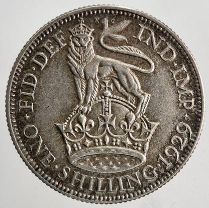 1929 George V Shilling Silver Coin | Very High Grade | a6675