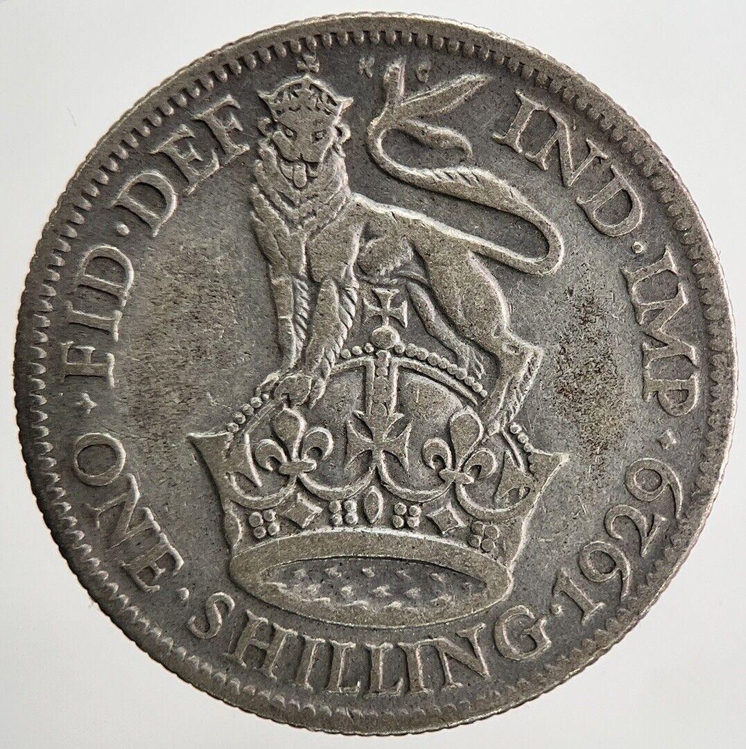 1929 George V One Shilling Silver Coin | Collectable Grade