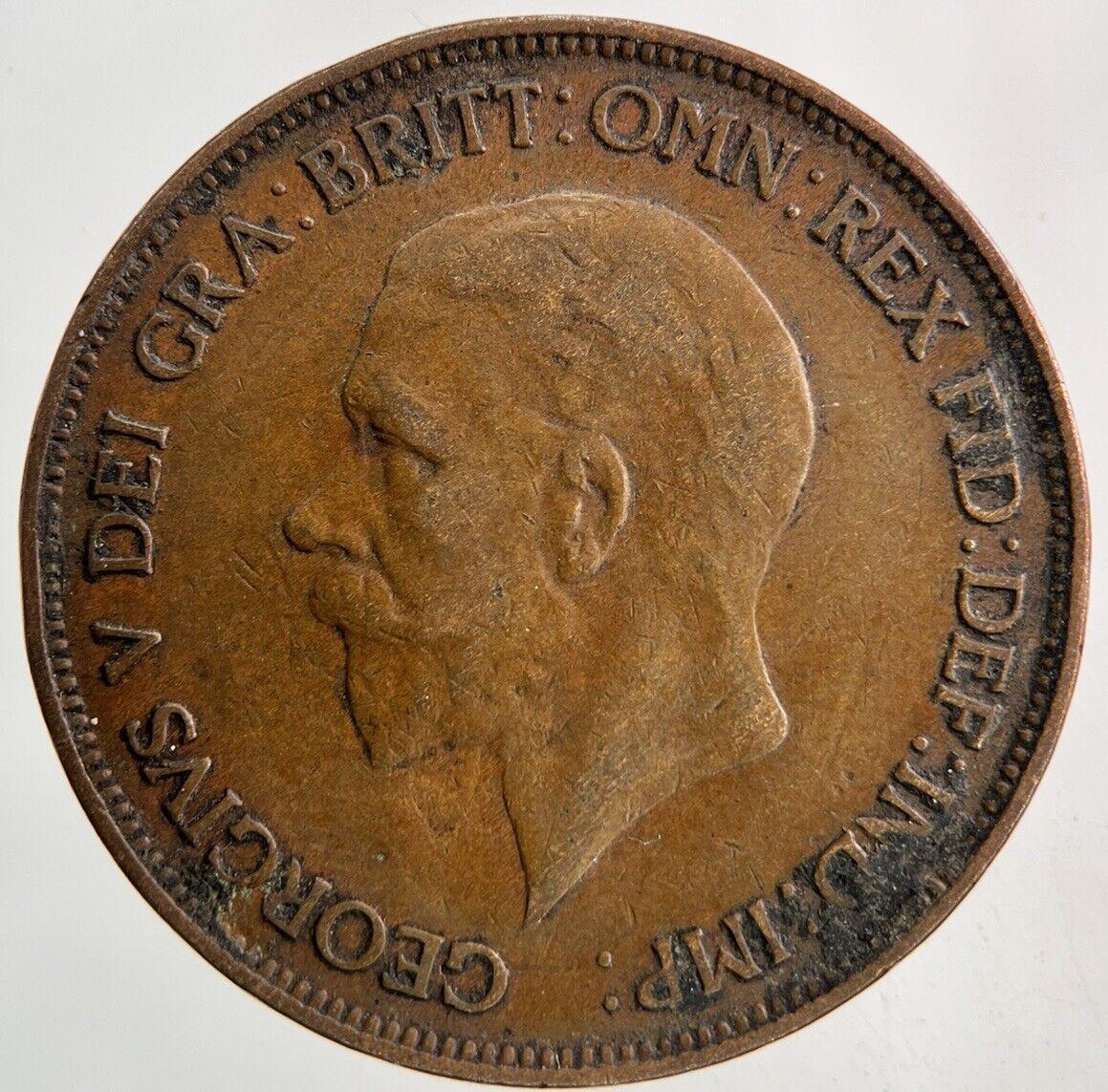 1929 George V One Penny Coin | Very High Grade