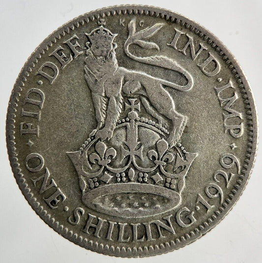 1929 George V Shilling Silver Coin | Collectable Grade