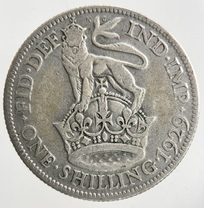 1929 George V Shilling Silver Coin | Collectable Grade