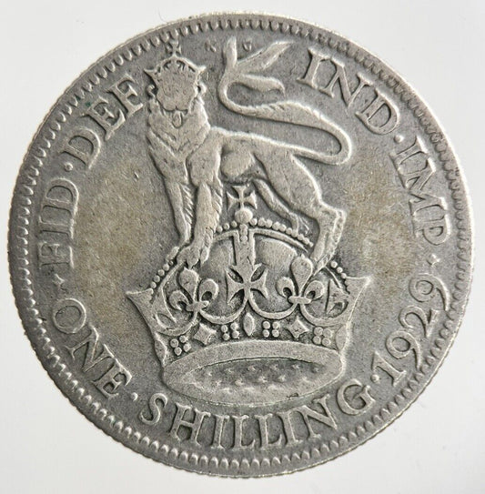 1929 George V Shilling Silver Coin | Collectable Grade