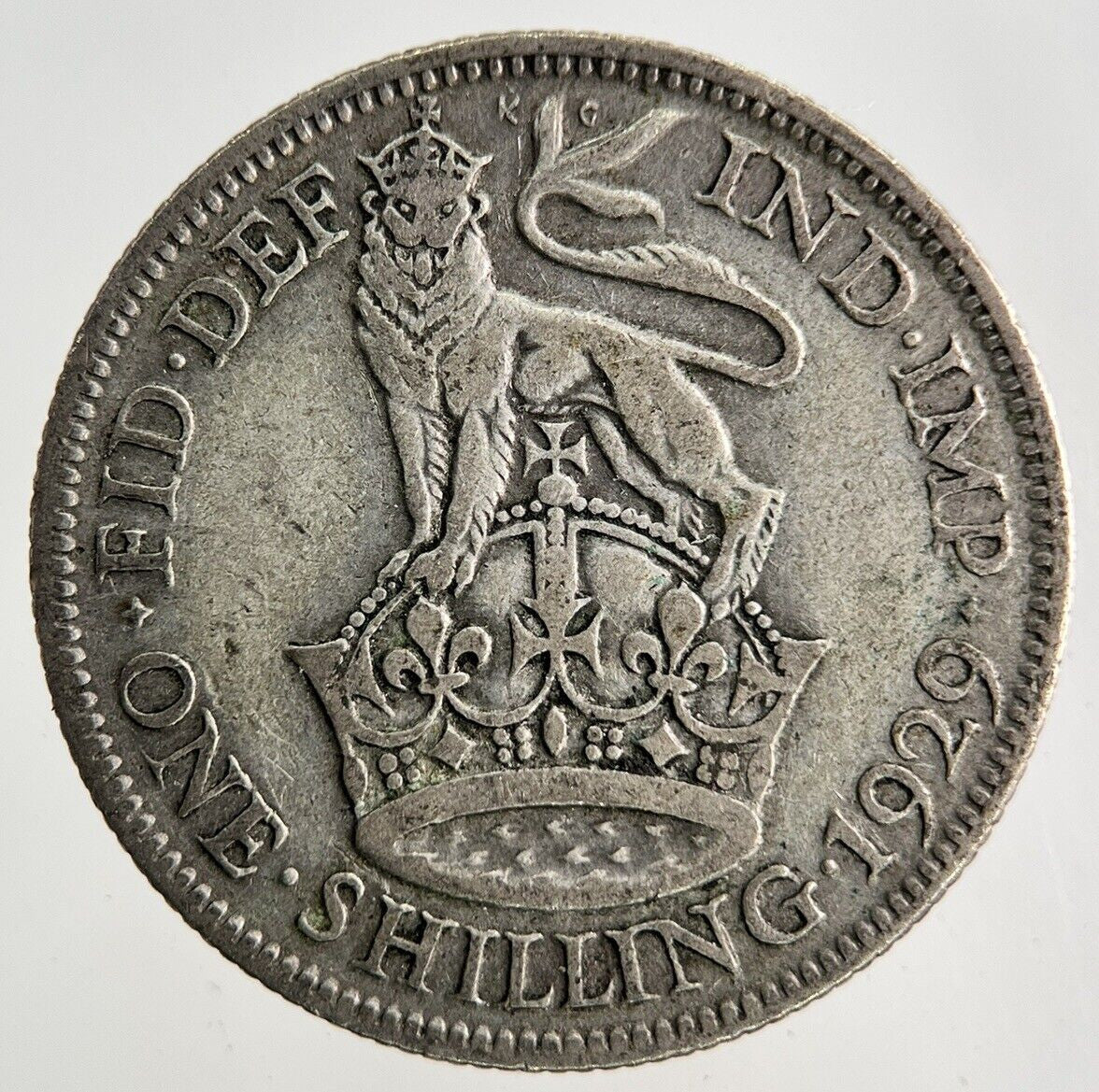1929 George V Shilling Silver Coin | Fine Collectable Grade