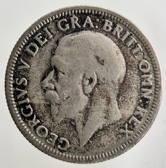 1929 George V Shilling Silver Coin | Fair Grade
