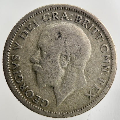 1929 George V Shilling Silver Coin | Fair Grade