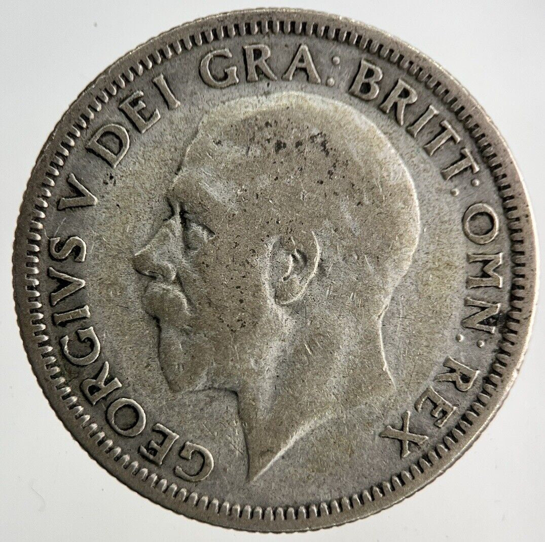 1929 George V Shilling Silver Coin | Fair Grade