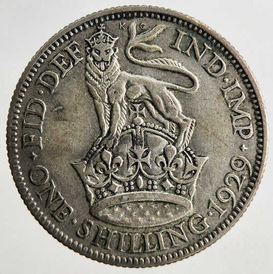 1929 George V One Shilling Silver Coin | Fine Collectable Grade