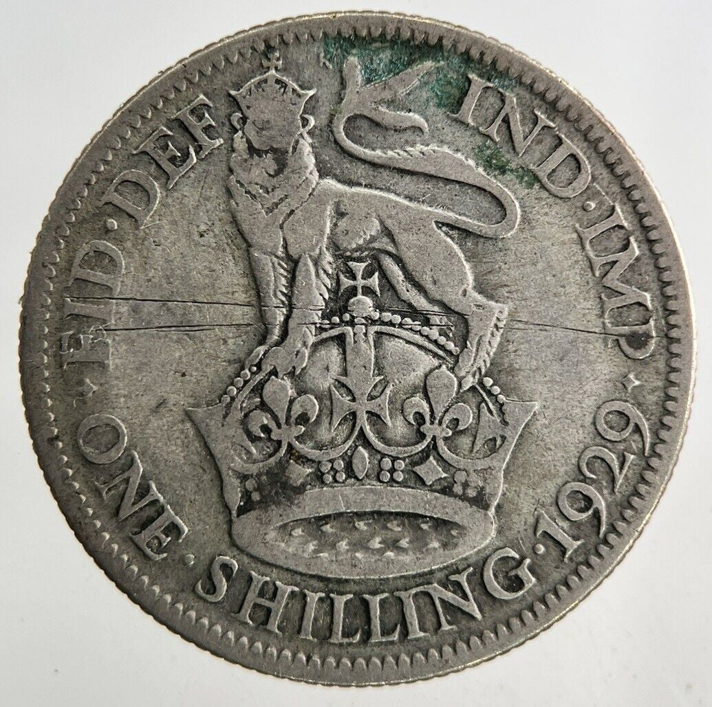 1929 George V One Shilling Silver Coin | Collectable Grade