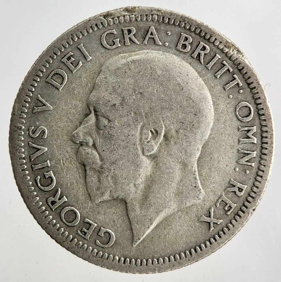 1929 George V Shilling Silver Coin | Fair Grade