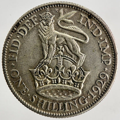 1929 George V Shilling Silver Coin | Very High Grade