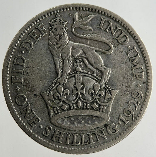 1929 George V Shilling Silver Coin | Collectable Grade