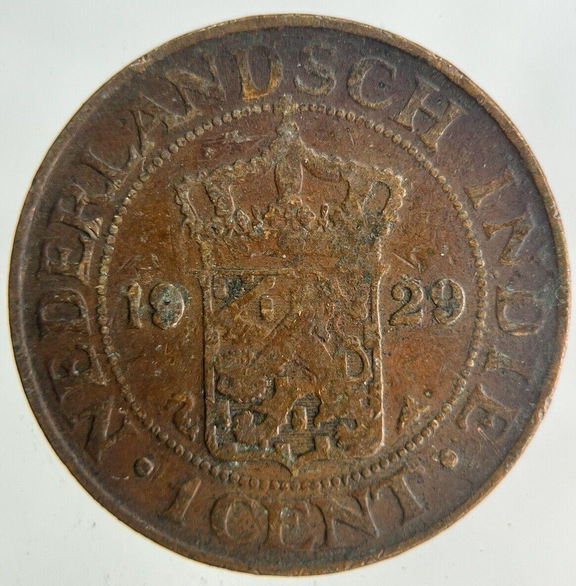 1929 Netherlands East Indies 1 Cent Coin | Fine Collectable Grade