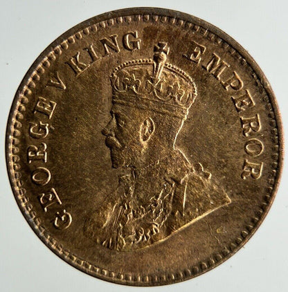 1929 India 1/12 Anna Coin | Very High Grade