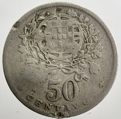 1929 Portugal 50 Centavos Coin | Fair Grade | a7896