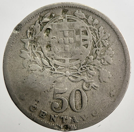 1929 Portugal 50 Centavos Coin | Fair Grade | a7896