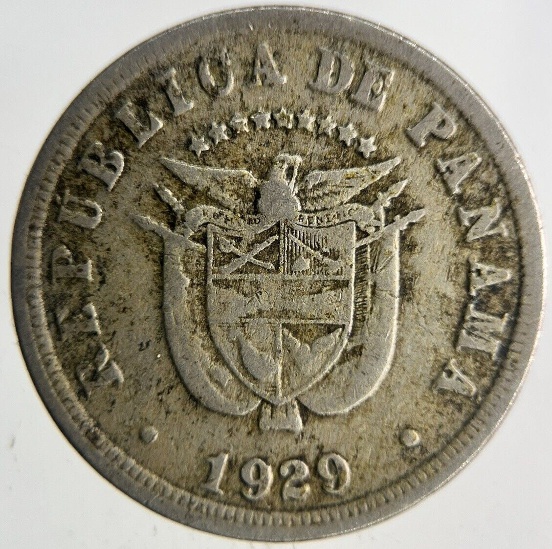 1929 Panama 5 Centesimos Coin | Fine Collectable Grade