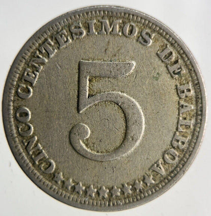 1929 Panama 5 Centesimos Coin | Fine Collectable Grade