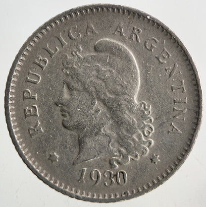 1930 Argentina 10 Centavos Coin | Fine Collectable Grade