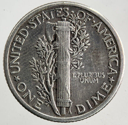 1929 US USA Mercury Dime Silver Coin | Fine Collectable Grade