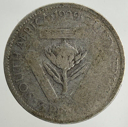 1929 South Africa Threepence Silver Coin | Collectable Grade