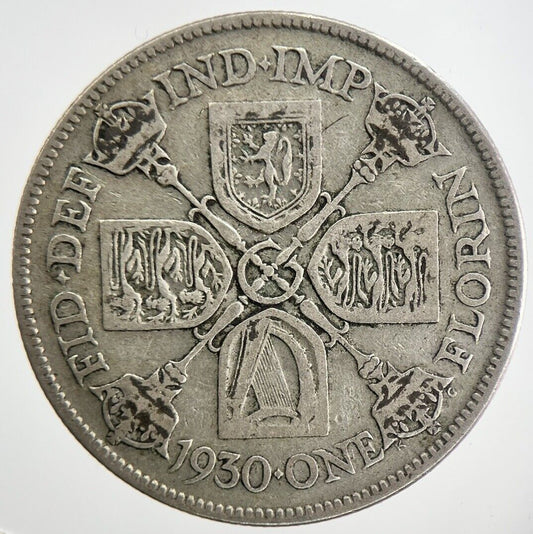1930 George V Florin Silver Coin | Collectable Grade