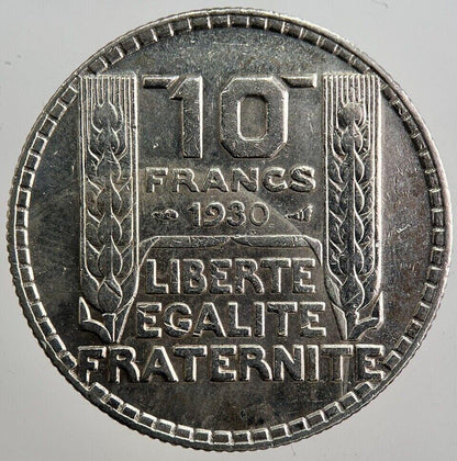 1930 France 10 Francs Silver Coin | Very High Grade
