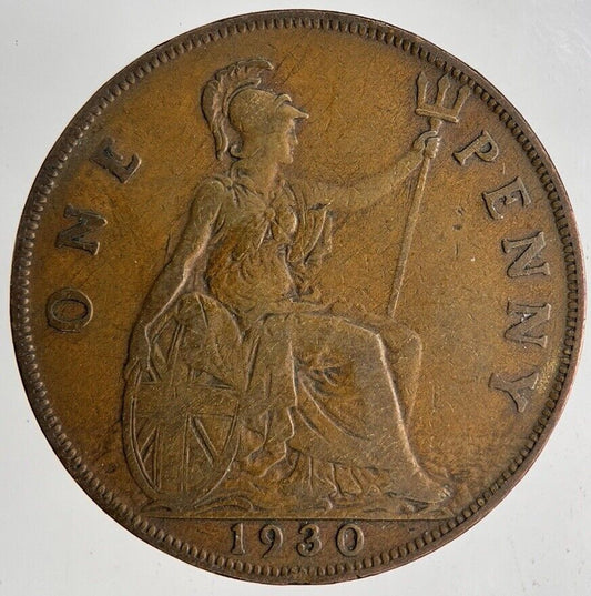1930 George V One Penny Coin | Fine Collectable Grade