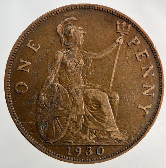 1930 George V One Penny Coin | Fine Collectable Grade