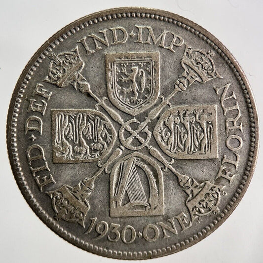 1930 George V Florin Silver Coin | Collectable Grade