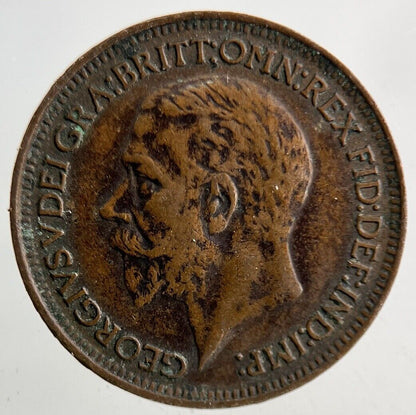 1930 George V Farthing Coin | Fine Collectable Grade